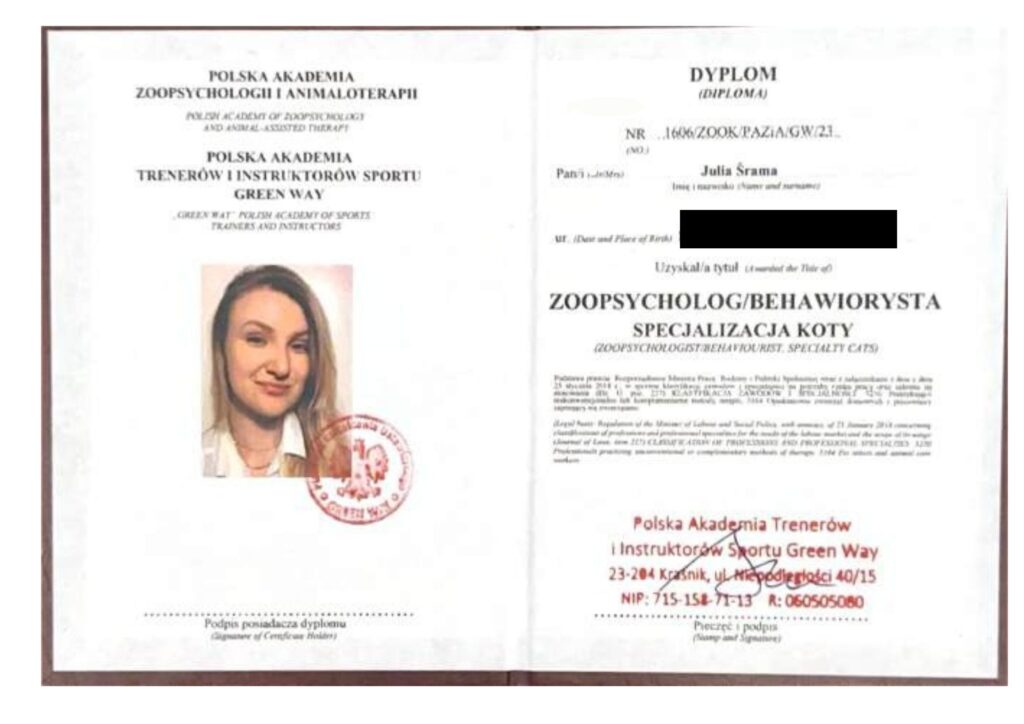 Julia śrama behawiorystka, julia srama behawiorystka opinie, czy warto, koci behawiorysta, pomoc dla kota, dietetyk dla kota, koci behawiorysta online, koci behawiorysta żory, koci behawiorysta śląsk, mój kot..