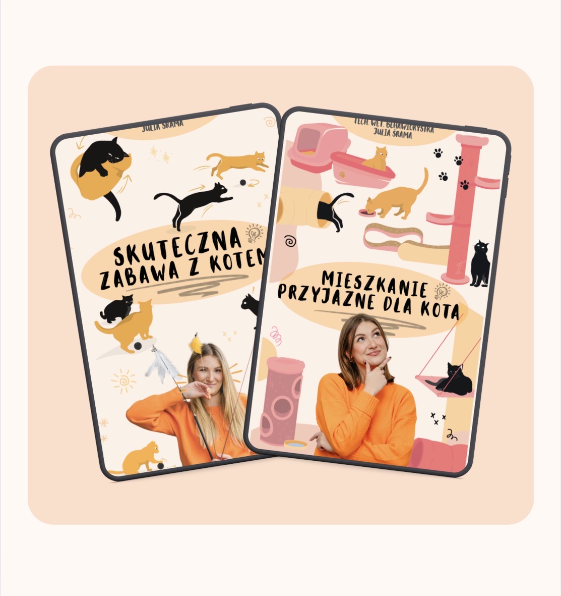 Pakiet e-booków ,,Mieszkanie przyjazne dla kota" + ,,Skuteczna zabawa z kotem"